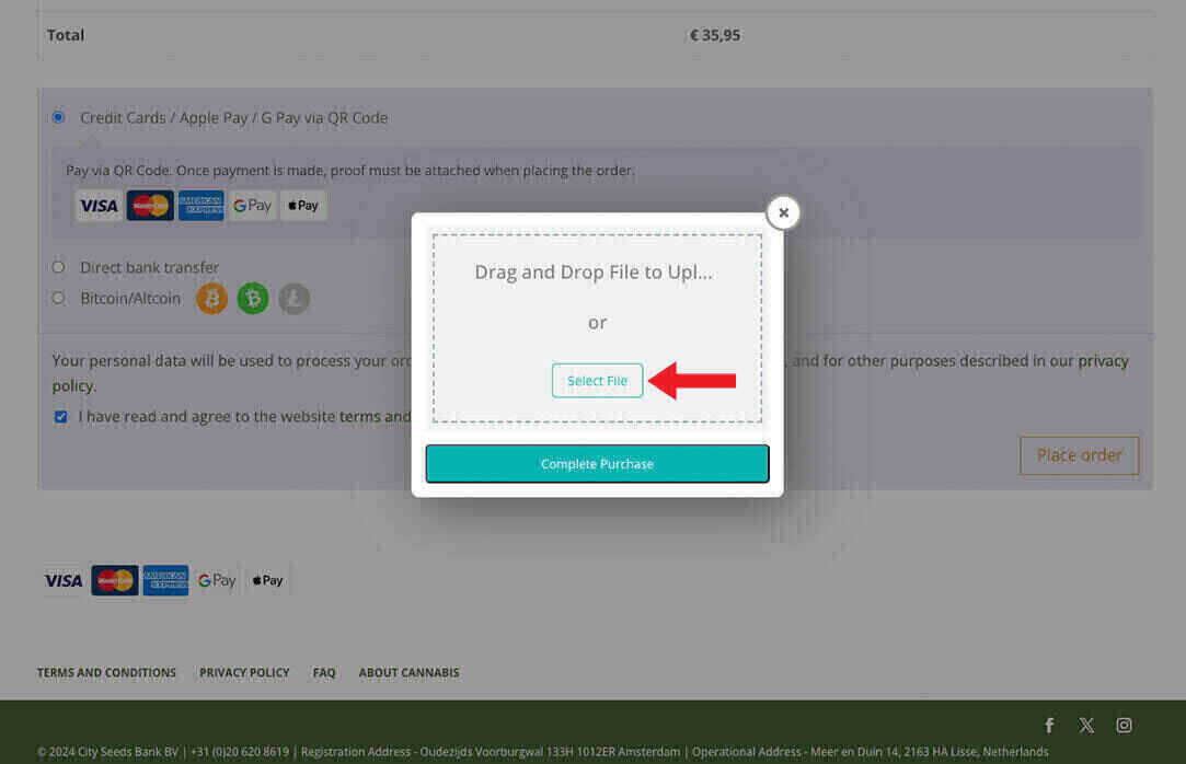 Upload screenshot of the confirmed payment Upload screenshot of the confirmed payment